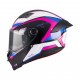 Casca integrala Axxis Fenix Turbulence B8 roz lucios - tip viziera: MT-V-31B