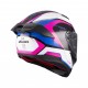Casca integrala Axxis Fenix Turbulence B8 roz lucios - tip viziera: MT-V-31B