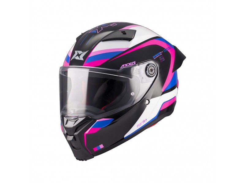 Casca integrala Axxis Fenix Turbulence B8 roz lucios - tip viziera: MT-V-31B