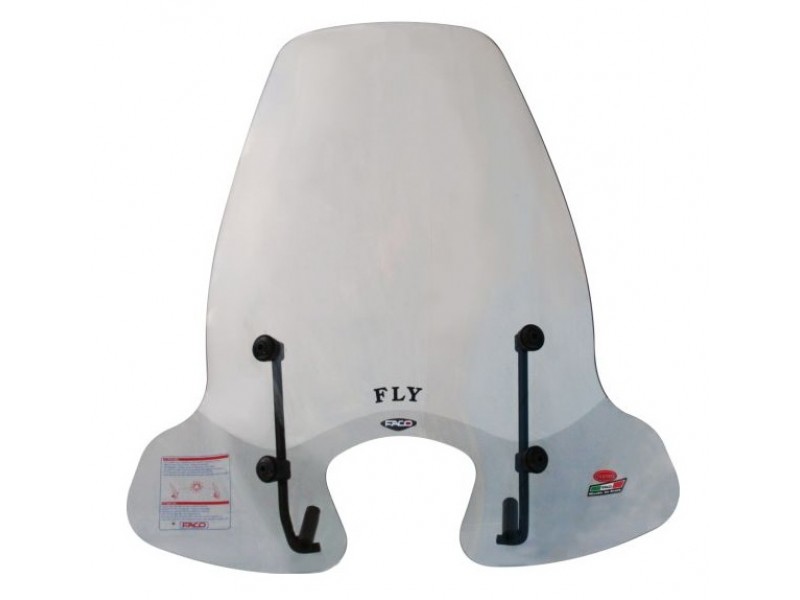 Parbriz mare (inalt) transparent Piaggio Fly (05-11) 50-125-150cc