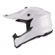Casca enduro/offroad MT model Falcon S Pure A0 alb lucios