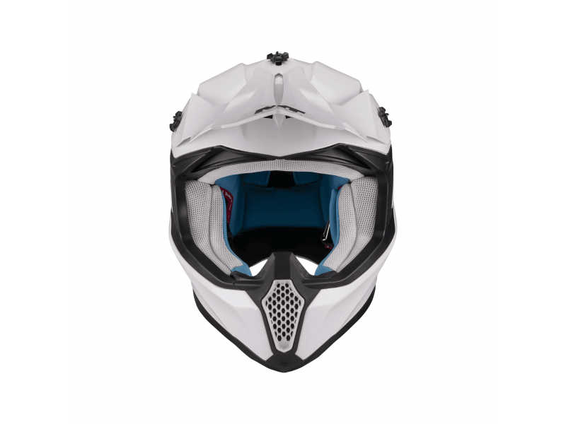 Casca enduro/offroad MT model Falcon S Pure A0 alb lucios