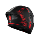 Casca integrala MT Braker SV Charm B5 negru/rosu mat (ochelari soare integrati) - tip viziera: MT-V-28B