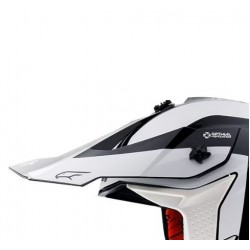 Cozoroc casca off road MT Falcon Warrior B0 alb lucios
