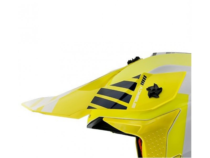Cozoroc casca off road MT Falcon Warrior A3 galben lucios