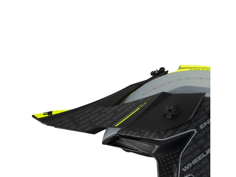 Cozoroc casca off road MT Falcon S Ruler C2 gri mat