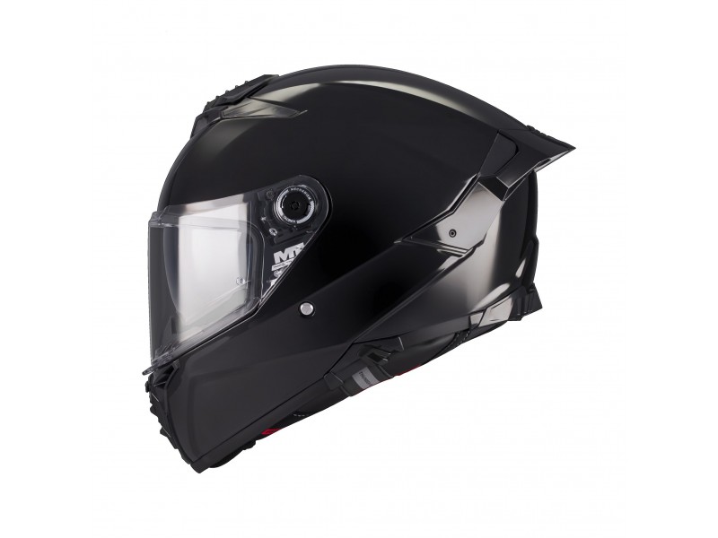 Casca integrala MT Thunder 4 R SV Pure A1 negru lucios (ochelari soare integrati) + lentila antiaburire Pinlock 70 cadou - tip viziera: MT-V-28C