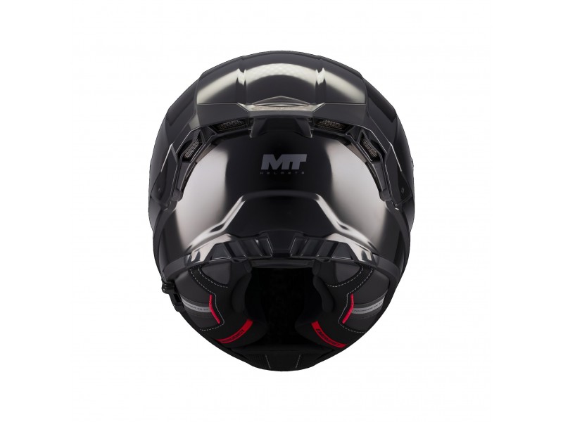 Casca integrala MT Thunder 4 R SV Pure A1 negru lucios (ochelari soare integrati) + lentila antiaburire Pinlock 70 cadou - tip viziera: MT-V-28C