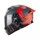 Casca integrala MT Thunder 4 R SV Canvas C5 rosu mat (ochelari soare integrati) + lentila antiaburire Pinlock 70 cadout - tip viziera: MT-V-28C