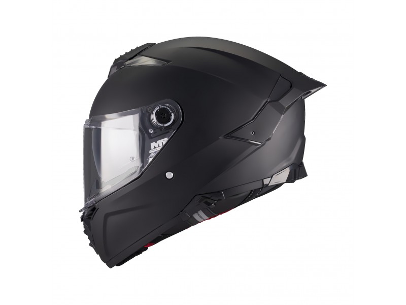 Casca integrala MT Thunder 4 R SV Pure A1 negru mat (ochelari soare integrati) + lentila antiaburire Pinlock 70 cadou - tip viziera: MT-V-28C
