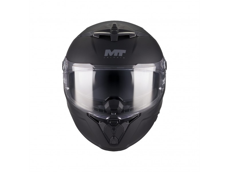 Casca integrala MT Thunder 4 R SV Pure A1 negru mat (ochelari soare integrati) + lentila antiaburire Pinlock 70 cadou - tip viziera: MT-V-28C