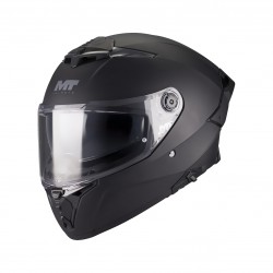 Casca integrala MT Thunder 4 R SV Pure A1 negru mat (ochelari soare integrati) + lentila antiaburire Pinlock 70 cadou - tip viziera: MT-V-28C