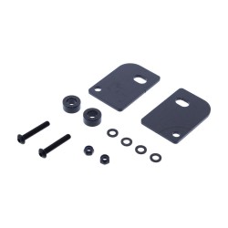 Prinderi portbagaj metalic spate (adaptoare) Piaggio Liberty - Liberty S IGET (24-26) 4T AC 50-125-150cc - (culoare: negru)