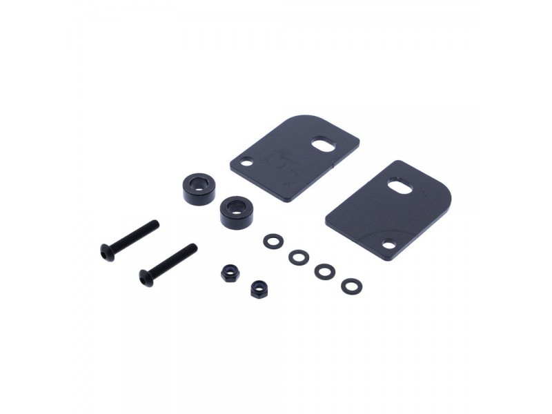 Prinderi portbagaj metalic spate (adaptoare) Piaggio Liberty - Liberty S IGET (24-26) 4T AC 50-125-150cc - (culoare: negru)