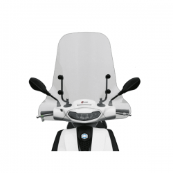 Parbriz mare transparent Piaggio Liberty S ie IGET 3V (25-26) 4T AC 50cc - Liberty ie S IGET 3V ABS (25-26) 4T AC 125-150cc
