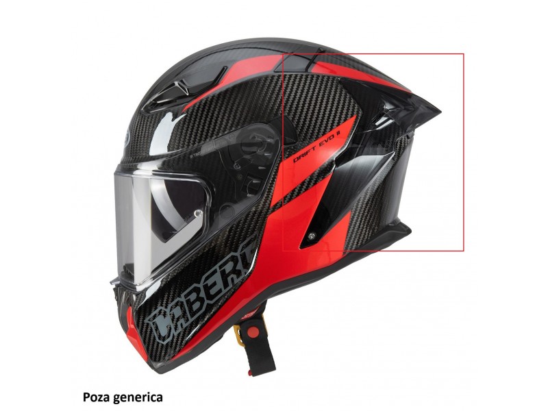 Spoiler casca integrala Caberg model Drift Evo II Carbon MSPORT S3 - culoare: fumuriu (compatibil cu marimile L-XXL)