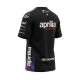 Tricou barbati Ixon model TS1 APRILIA 26 MS culoare: negru/mov/rosu neon (produs cu licenta Aprilia)
