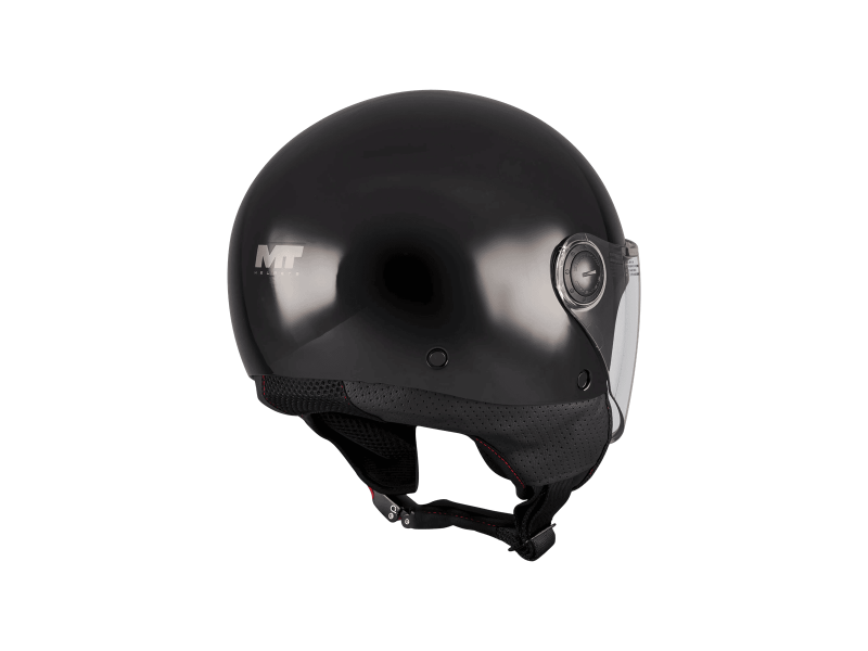 Casca open face motociclete MT Street S Pure A1 alb lucios - omologare noua ECE 22.06