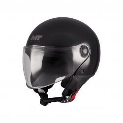 Casca open face motociclete MT Street S Pure A1 alb lucios - omologare noua ECE 22.06