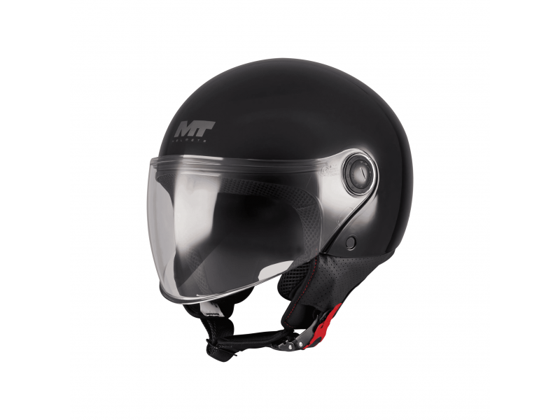 Casca open face motociclete MT Street S Pure A1 alb lucios - omologare noua ECE 22.06