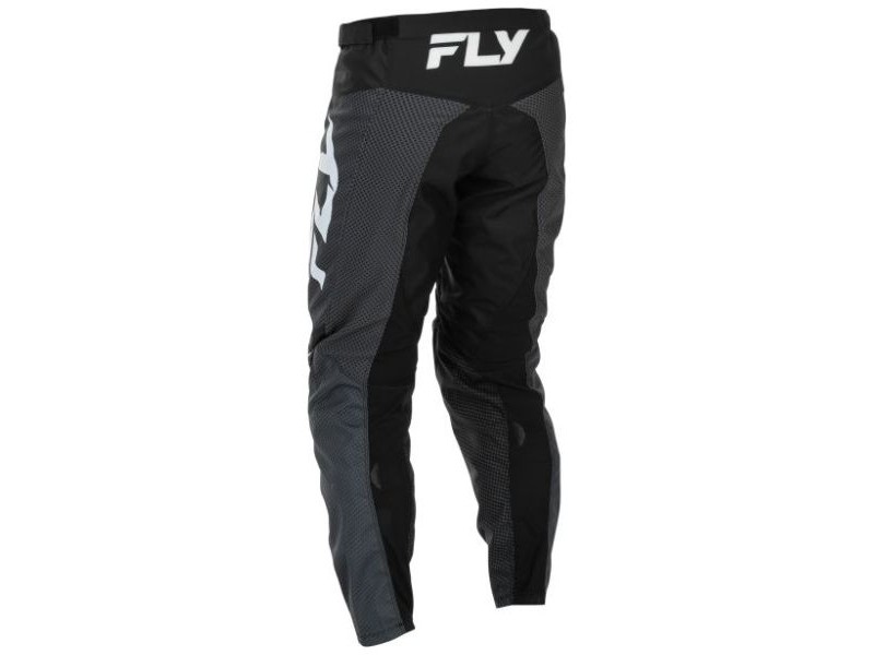 Pantaloni motociclete cross-enduro Fly Racing model F-16 culoare: negru/gri/alb Pantaloni motociclete cross-enduro Fly Racing model F-16 culoare: negru/gri/alb