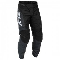 Pantaloni motociclete cross-enduro Fly Racing model F-16 culoare: negru/gri/alb