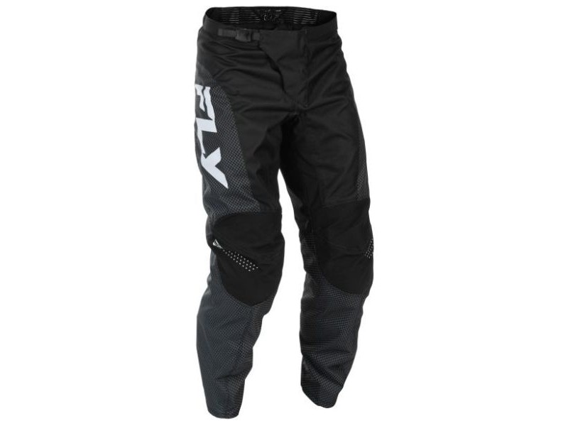 Pantaloni motociclete cross-enduro Fly Racing model F-16 culoare: negru/gri/alb Pantaloni motociclete cross-enduro Fly Racing model F-16 culoare: negru/gri/alb