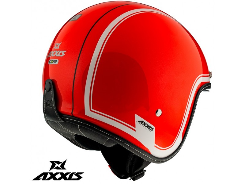 Casca Axxis model Hornet SV Royal A5 rosu lucios (ochelari soare integrati)