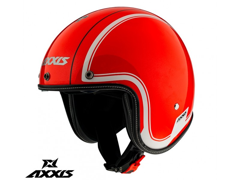 Casca Axxis model Hornet SV Royal A5 rosu lucios (ochelari soare integrati)