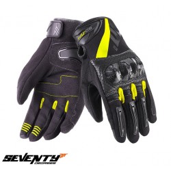 Manusi barbati Racing/Naked vara Seventy model SD-N14 negru/galben - degete tactile Manusi barbati Racing/Naked vara Seventy model SD-N14 negru/galben - degete tactile