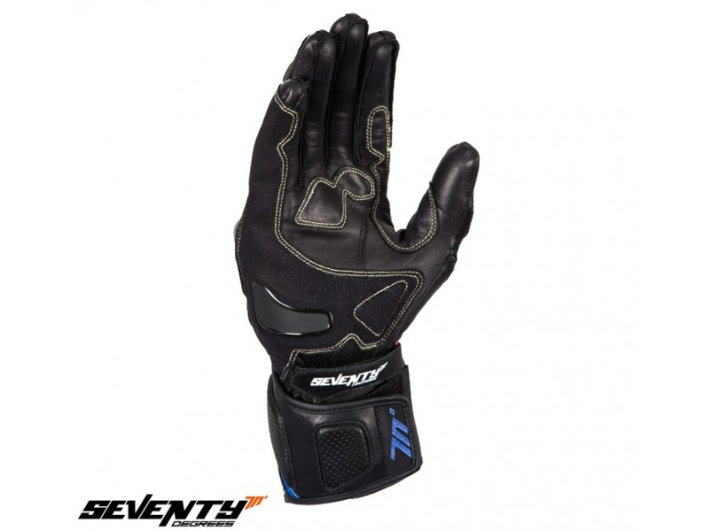 Manusi barbati racing vara Seventy model SD-R2 negru/albastru
