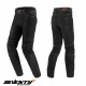 Blugi (jeans) moto barbati Seventy model SD-PJ6 tip Slim fit culoare: negru (cu insertii Aramid Kevlar)