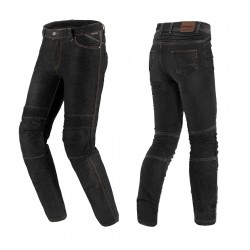 Blugi (jeans) moto barbati Seventy model SD-PJ6 tip Slim fit culoare: negru (cu insertii Aramid Kevlar)