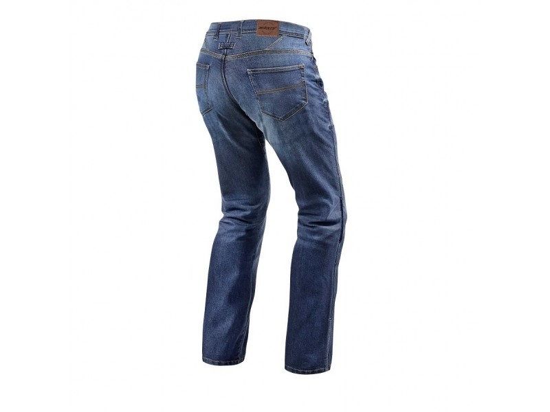 Blugi (jeans) moto barbati Seventy model SD-PJ2 tip Regular fit culoare: albastru (cu insertii Aramid Kevlar)
