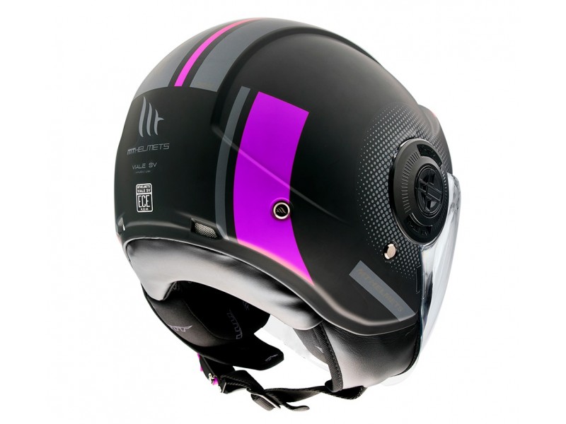 Casca MT Viale SV Phantom C8 roz mat (ochelari soare integrati)