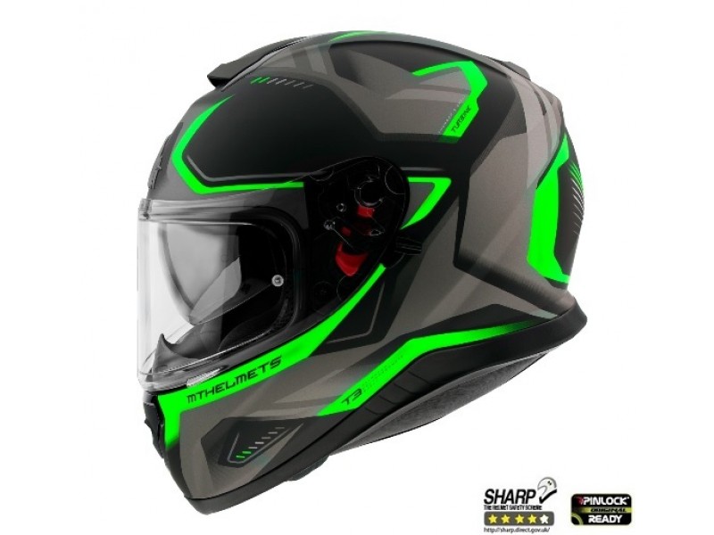 Casca integrala MT Thunder III SV Turbine C6 verde fluor mat (ochelari soare integrati) Casca integrala MT Thunder III SV Turbine C6 verde fluor mat (ochelari soare integrati)