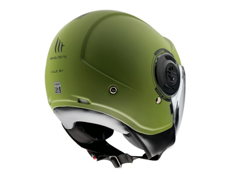 Casca MT Viale SV A6 verde mat (ochelari soare integrati) Casca MT Viale SV A6 verde mat (ochelari soare integrati)