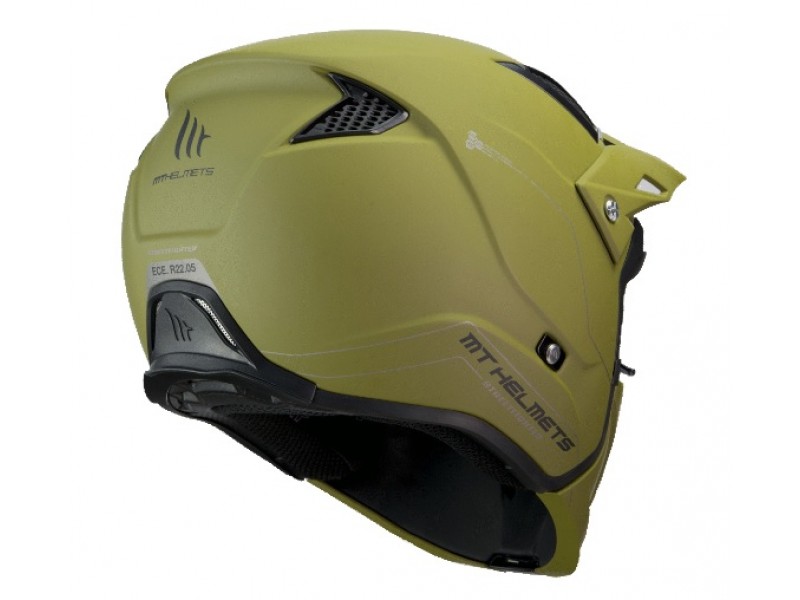 Casca MT Streetfighter SV solid A6 verde mat (ochelari soare integrati) - masca (protectie) barbie si cozoroc detasabile Casca MT Streetfighter SV solid A6 verde mat (ochelari soare integrati) - masca (protectie) barbie si cozoroc detasabile