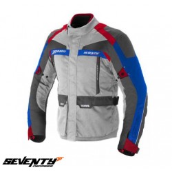 Geaca (jacheta) motociclete barbati Racing Seventy vara/iarna model SD-JT43 culoare: alb/rosu/albastru Geaca (jacheta) motociclete barbati Racing Seventy vara/iarna model SD-JT43 culoare: alb/rosu/albastru