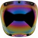 Viziera oglinda iridium (curbubeu) (bubble visor) casca Custom Rider - Le Mans - Le Mans SV