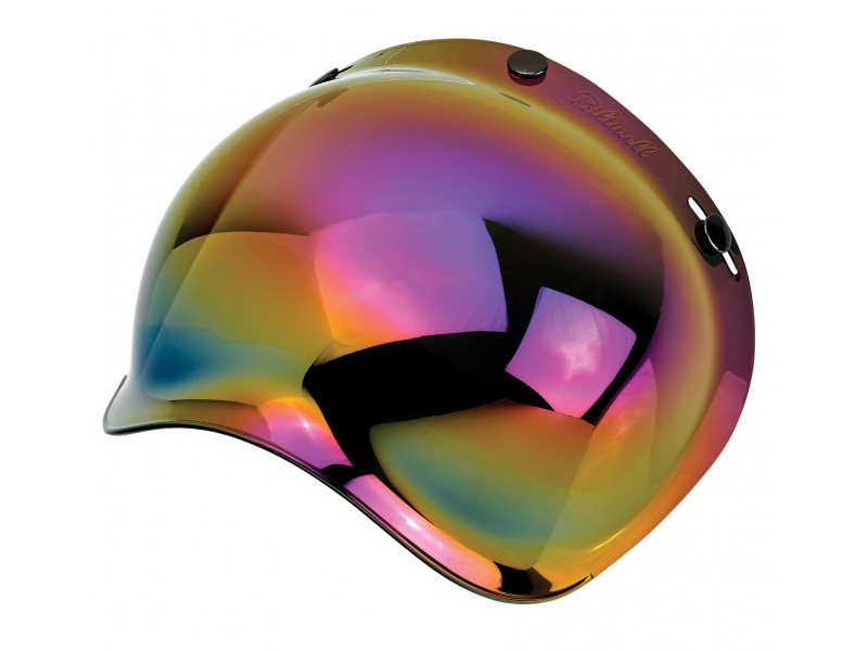 Viziera oglinda iridium (curbubeu) (bubble visor) casca Custom Rider - Le Mans - Le Mans SV