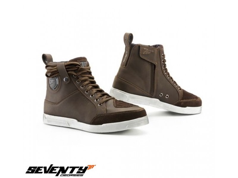 Ghete moto Urban Unisex Seventy model SD-BC7 culoare: maro