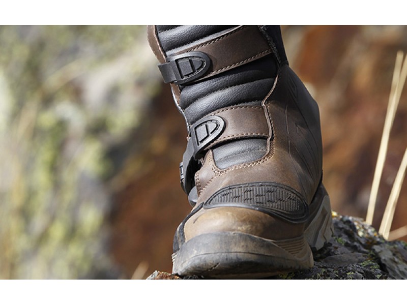 Ghete (cizme) moto Adventure (Touring) Unisex Seventy model SD-BA4 culoare: negru