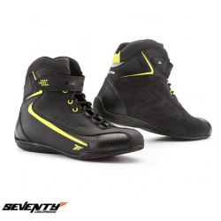 Ghete moto Urban Unisex Seventy model SD-BC6 culoare: negru/galben fluor Ghete moto Urban Unisex Seventy model SD-BC6 culoare: negru/galben fluor