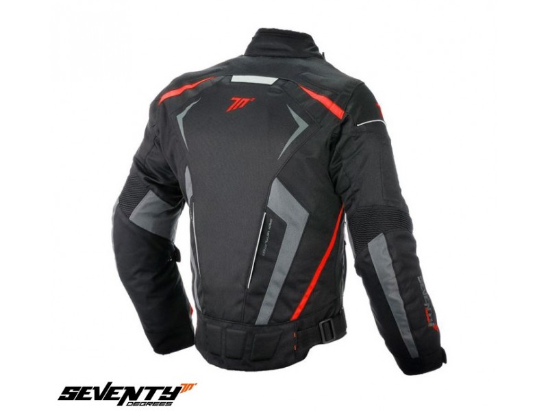 Geaca (jacheta) motociclete barbati Racing Seventy vara/iarna model SD-JR55 culoare: negru/rosu Geaca (jacheta) motociclete barbati Racing Seventy vara/iarna model SD-JR55 culoare: negru/rosu
