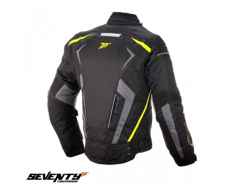 Geaca (jacheta) motociclete barbati Racing Seventy vara/iarna model SD-JR55 culoare: negru/galben fluor Geaca (jacheta) motociclete barbati Racing Seventy vara/iarna model SD-JR55 culoare: negru/galben fluor