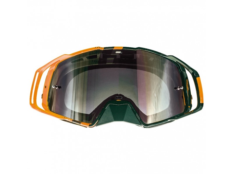 Ochelari MT off road (cross-enduro) MX EVO Stripes - culoare negru/portocaliu