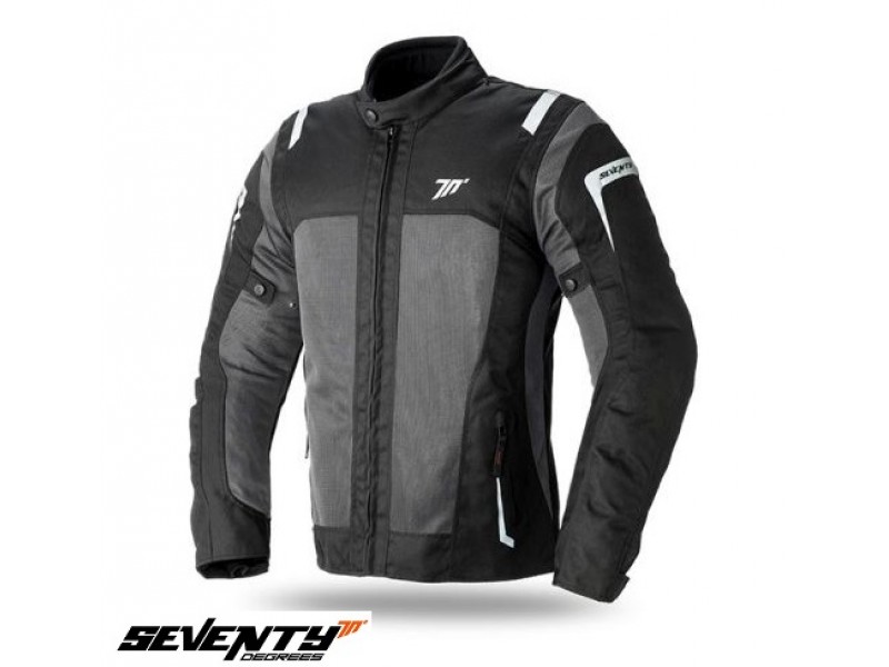 Geaca (jacheta) motociclete barbati Touring Seventy vara model SD-JT44 culoare: negru/gri Geaca (jacheta) motociclete barbati Touring Seventy vara model SD-JT44 culoare: negru/gri