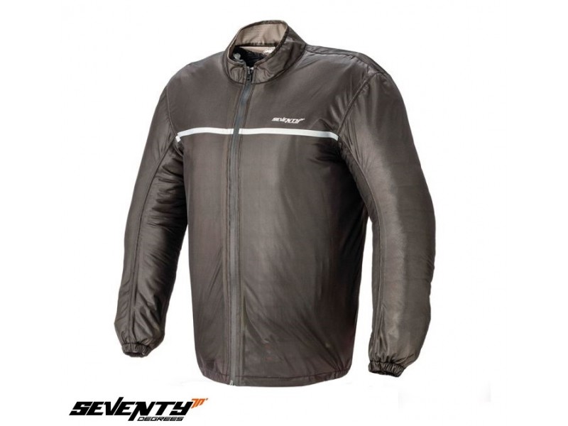 Geaca (jacheta) motociclete femei ploaie impermeabila Seventy model SD-A4 culoare: negru