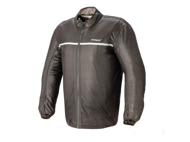 Geaca (jacheta) motociclete femei ploaie impermeabila Seventy model SD-A4 culoare: negru